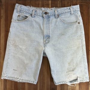 Light Blue Denim Shorts